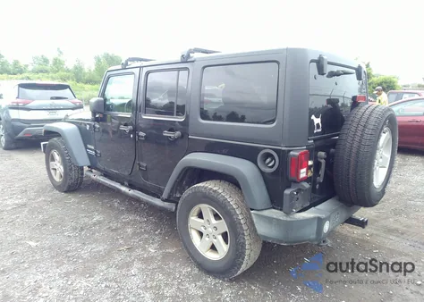 2016 Jeep Wrangler Unlimited Sport from USA, damaged, VIN 1C4BJWDGXGL206502